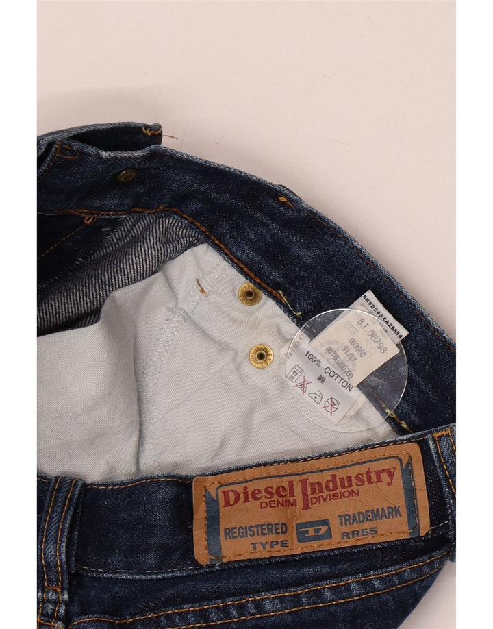 Diesel Womens Straight Jeans W28 L29 Blue Cotton