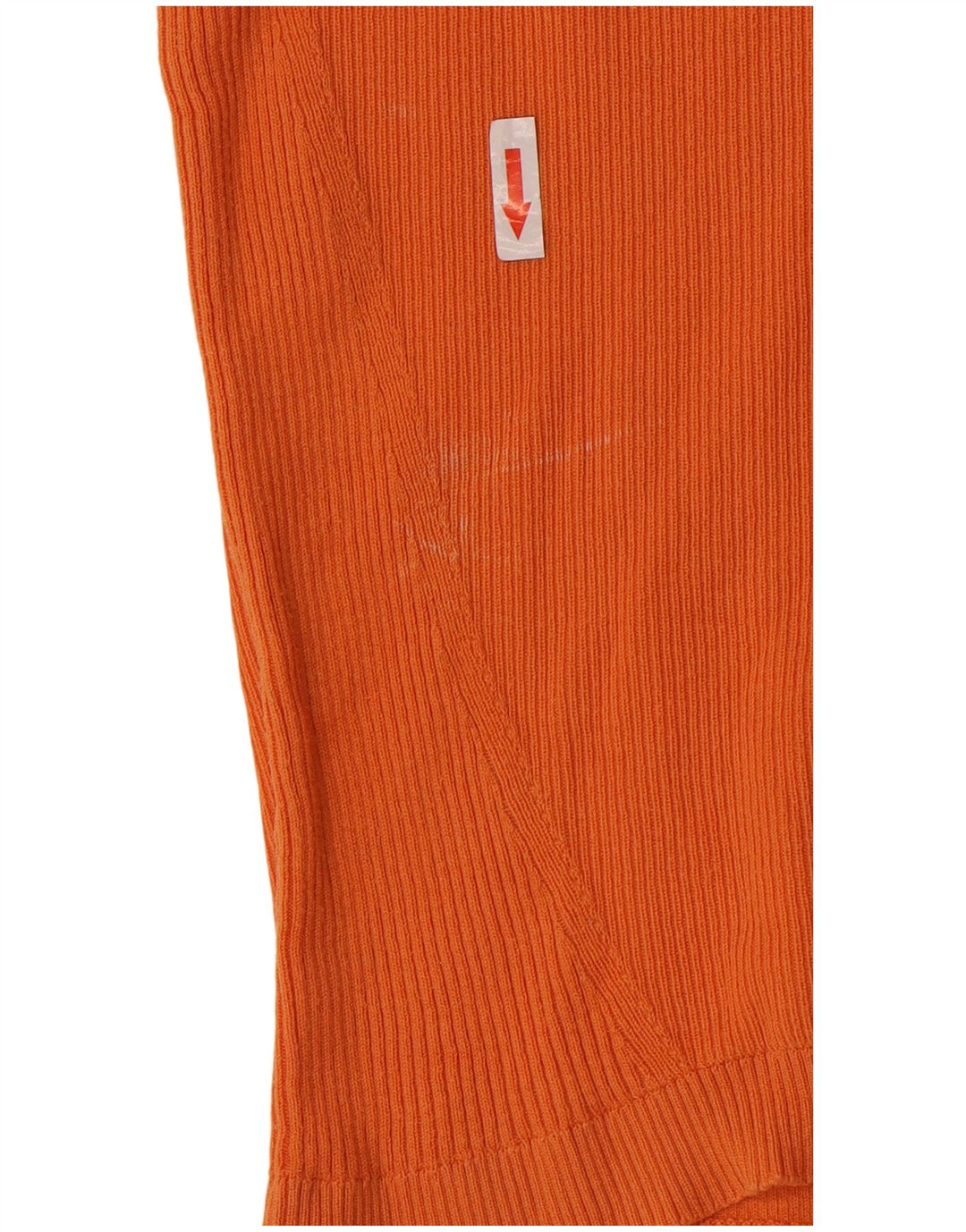 Marks & Spencer Womens Polo Shirt UK 16 Large Orange Cotton