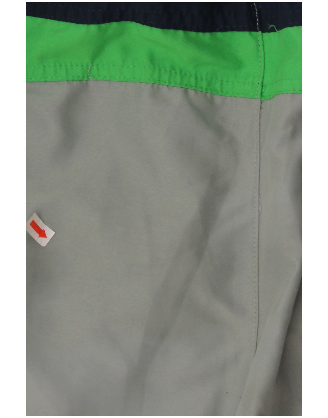 REEBOK Mens Swimming Shorts XL  Green Colourblock Polyester