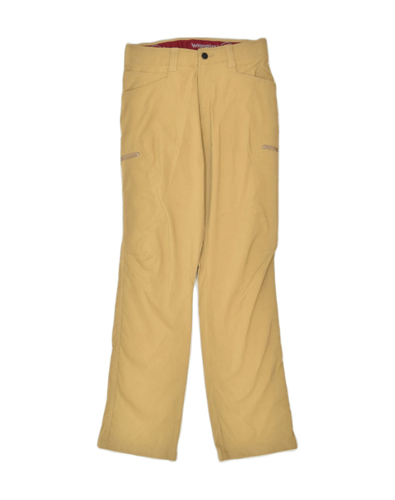 WRANGLER Mens Slim Windbreaker Trousers W30 L32 Yellow Nylon | Vintage | Thrift | Second-Hand | Used Clothing | Messina Hembry 