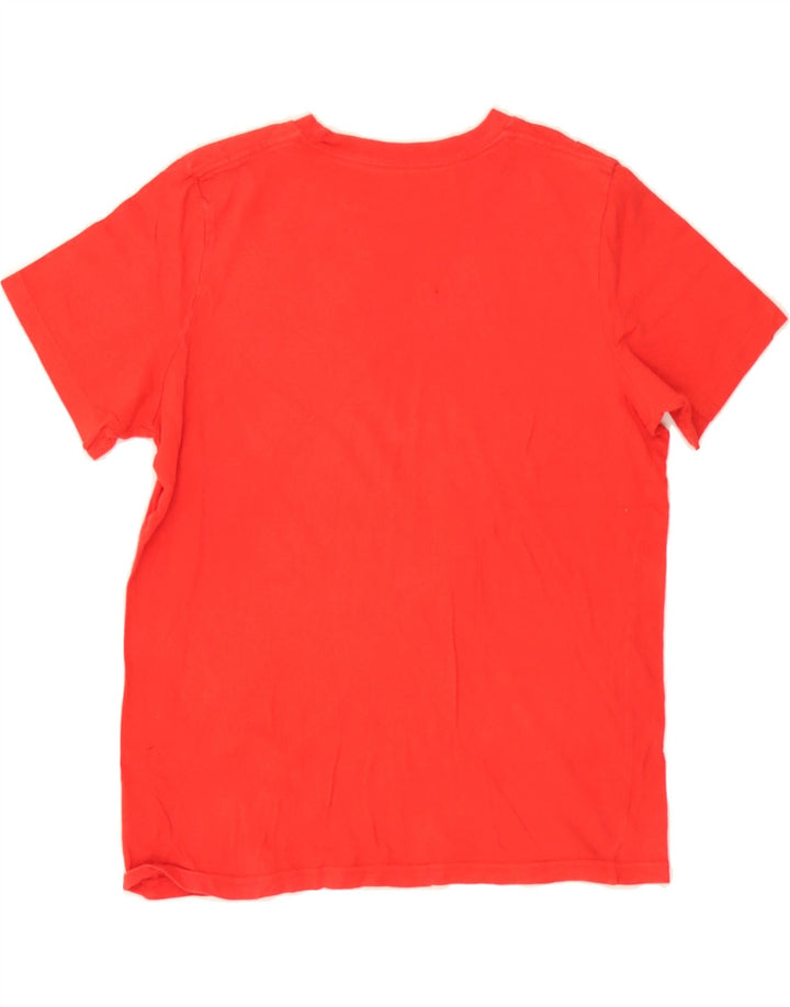 ADIDAS Boys Graphic T-Shirt Top 11-12 Years Red Vintage Adidas and Second-Hand Adidas from Messina Hembry 