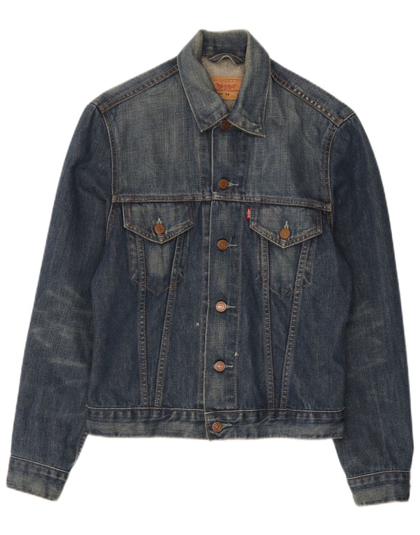 Levi's Boys Denim Jacket 11-12 Years Medium Blue Cotton