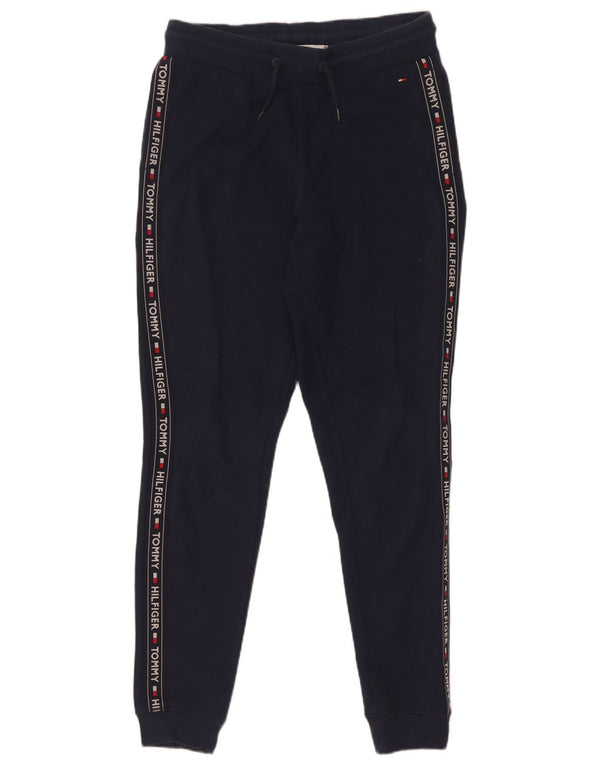 Tommy Hilfiger Mens Graphic Tracksuit Trousers Joggers Small Navy Blue