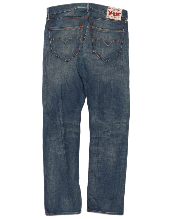 Levi's Mens Straight Jeans W32 L32 Blue Cotton