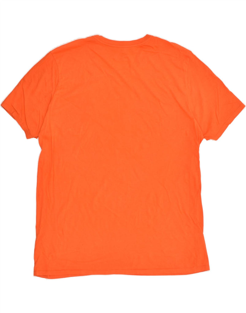 NIKE Mens T-Shirt Top Large Orange Cotton | Vintage Nike | Thrift | Second-Hand Nike | Used Clothing | Messina Hembry 