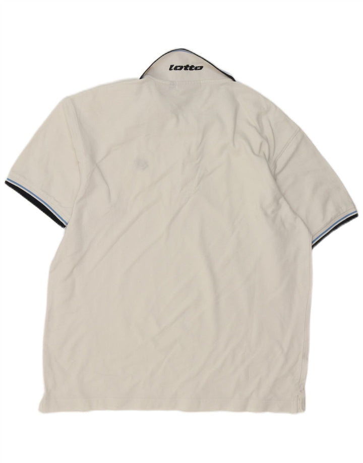 Lotto Mens Polo Shirt XL White