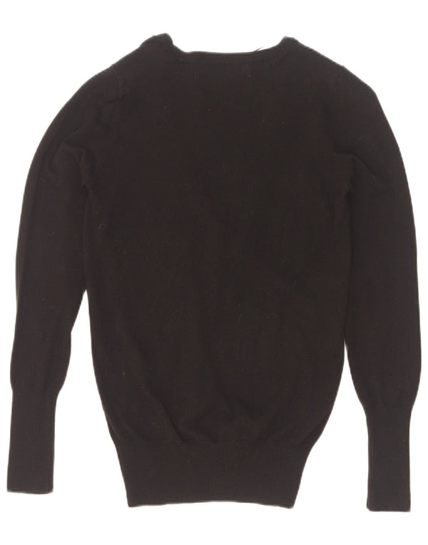 Zara Womens Cardigan Sweater UK 12 Medium Black