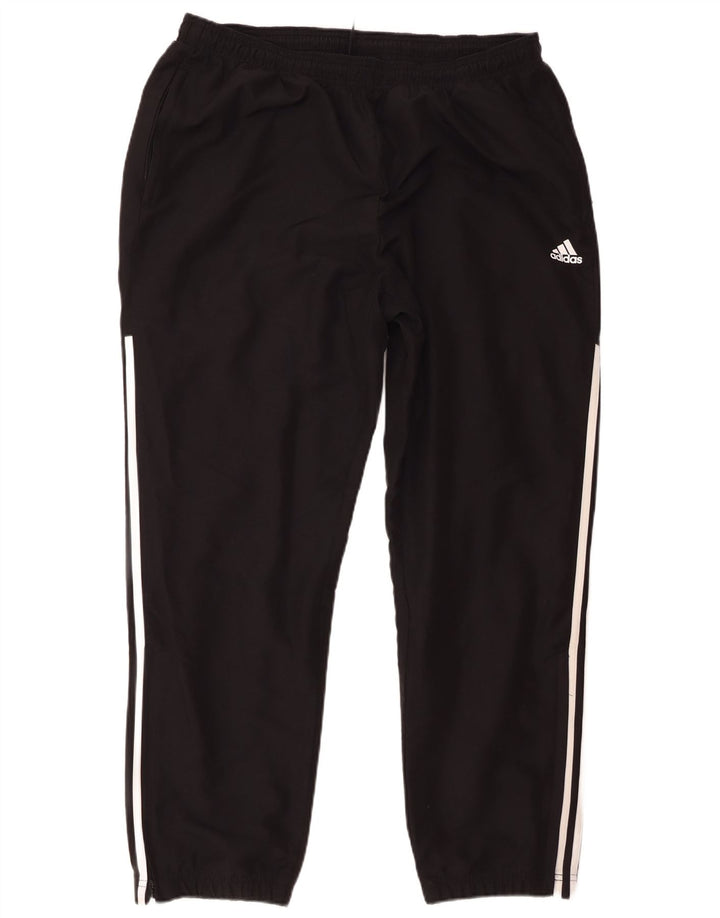 Adidas Mens Tracksuit Trousers Joggers XL  Black Polyester