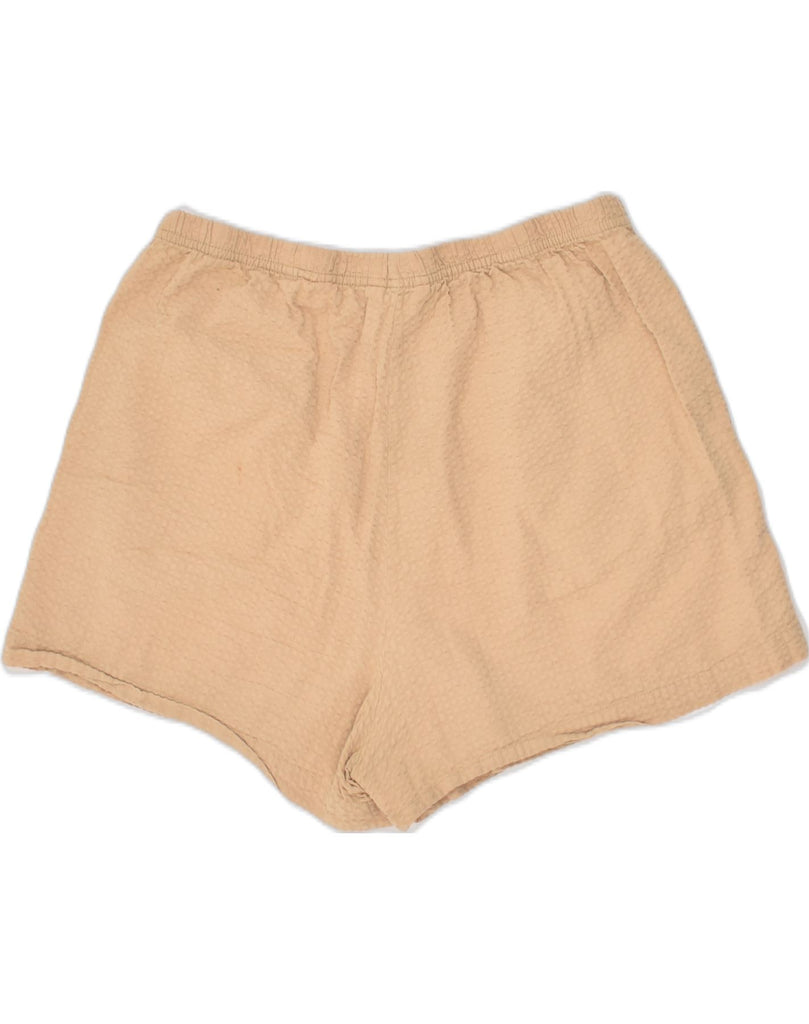 MONKI Womens Hot Pants Medium W30 Beige Cotton | Vintage Monki | Thrift | Second-Hand Monki | Used Clothing | Messina Hembry 