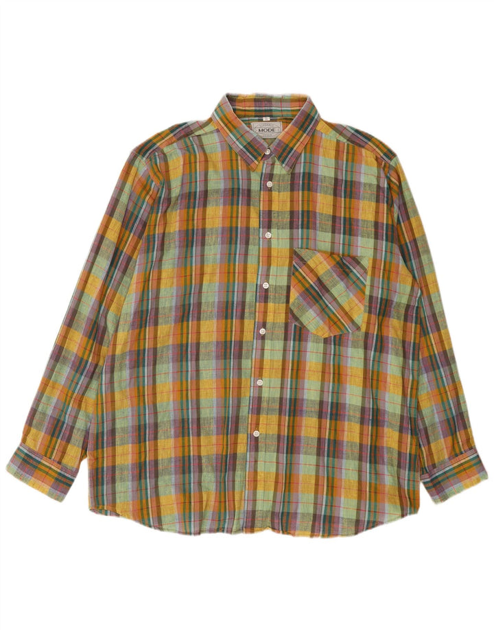 Elegance Mens Shirt Size 43/44 XL Multicoloured Check