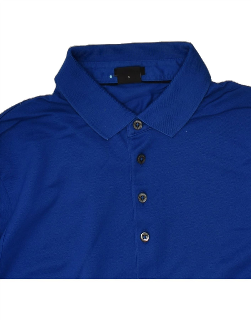 HUGO BOSS Mens Regular Fit Polo Shirt Small Blue Cotton | Vintage Hugo Boss | Thrift | Second-Hand Hugo Boss | Used Clothing | Messina Hembry 