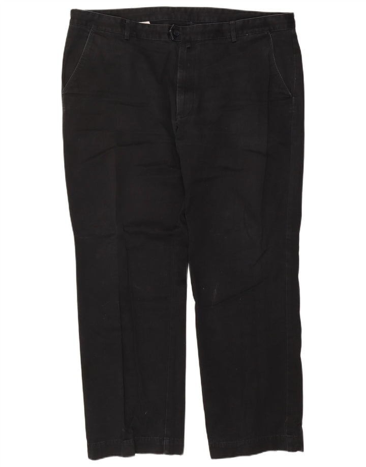 Gant Mens Straight Chino Trousers W44 L32 Black