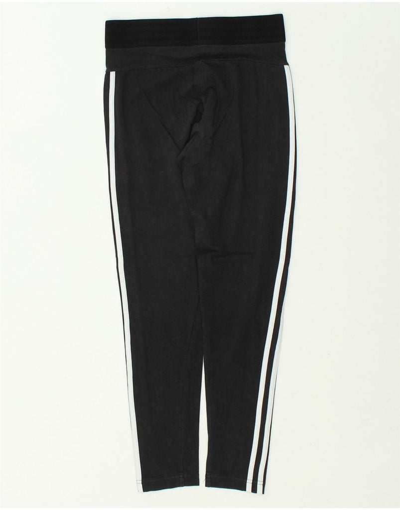 ADIDAS Womens Leggings UK 8/10 Small Black | Vintage Adidas | Thrift | Second-Hand Adidas | Used Clothing | Messina Hembry 