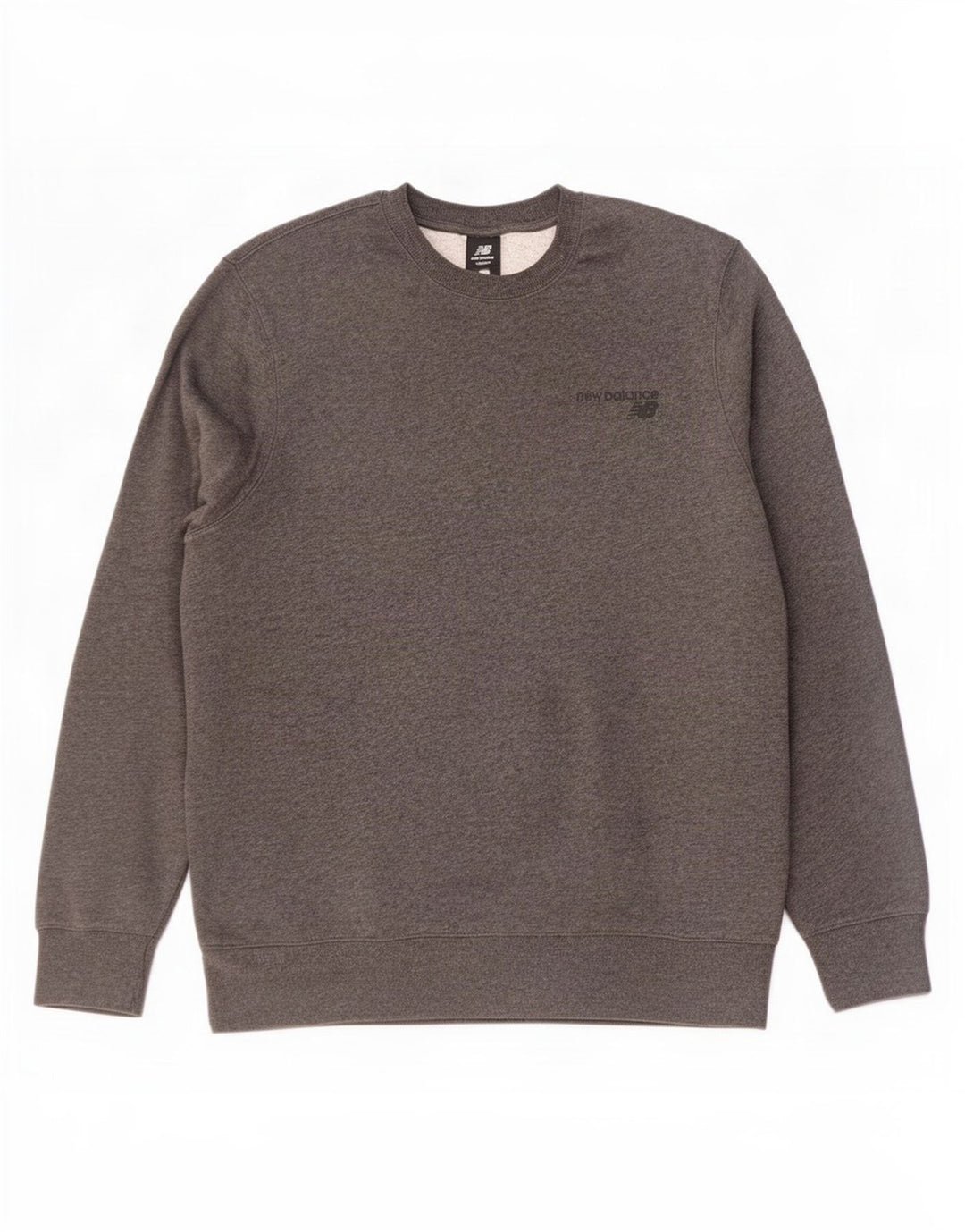 New Balance Mens Sweatshirt Jumper XL Grey Flecked
