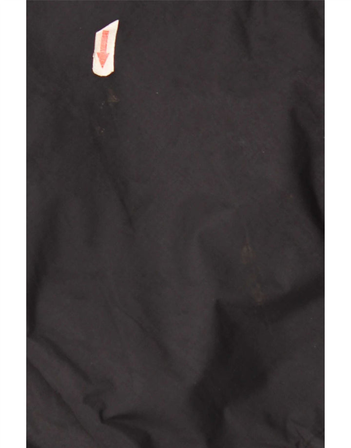 The North Face Womens Hooded Rain Jacket UK 10 Small Black Nylon