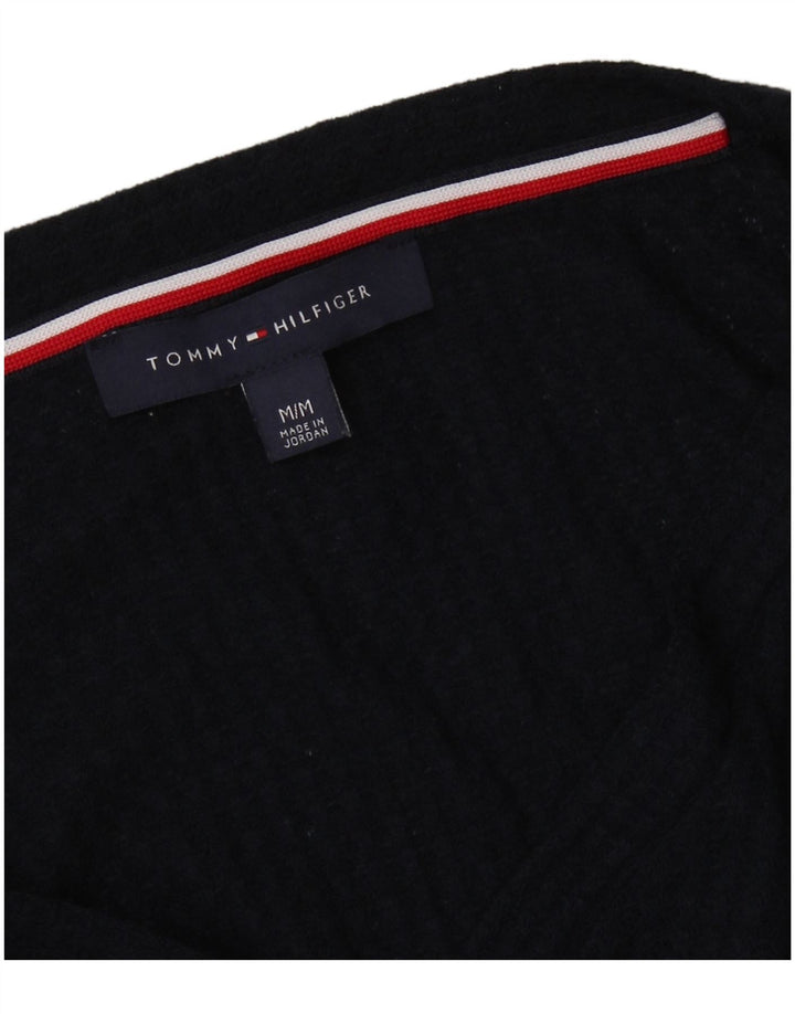 Tommy Hilfiger Womens Oversized Blouse Top UK 14 Medium Navy Blue