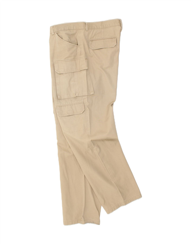 AMERICANINO Mens Straight Cargo Trousers W42 L30 Beige | Vintage Americanino | Thrift | Second-Hand Americanino | Used Clothing | Messina Hembry 