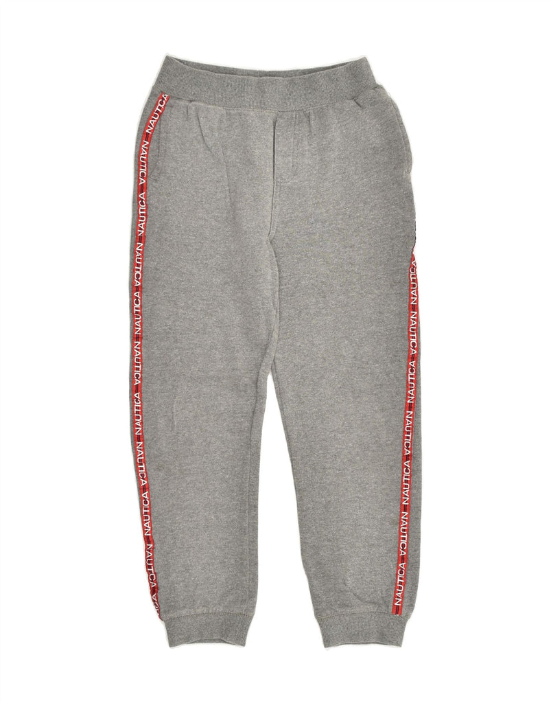 NAUTICA Boys Tracksuit Trousers Joggers 11-12 Years Grey Cotton | Vintage Nautica | Thrift | Second-Hand Nautica | Used Clothing | Messina Hembry 