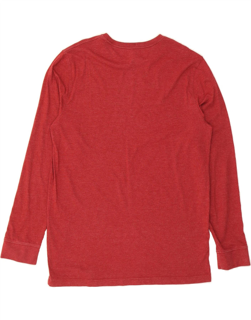 EDDIE BAUER Mens Tall Top Long Sleeve Large Red Cotton Vintage Eddie Bauer and Second-Hand Eddie Bauer from Messina Hembry 