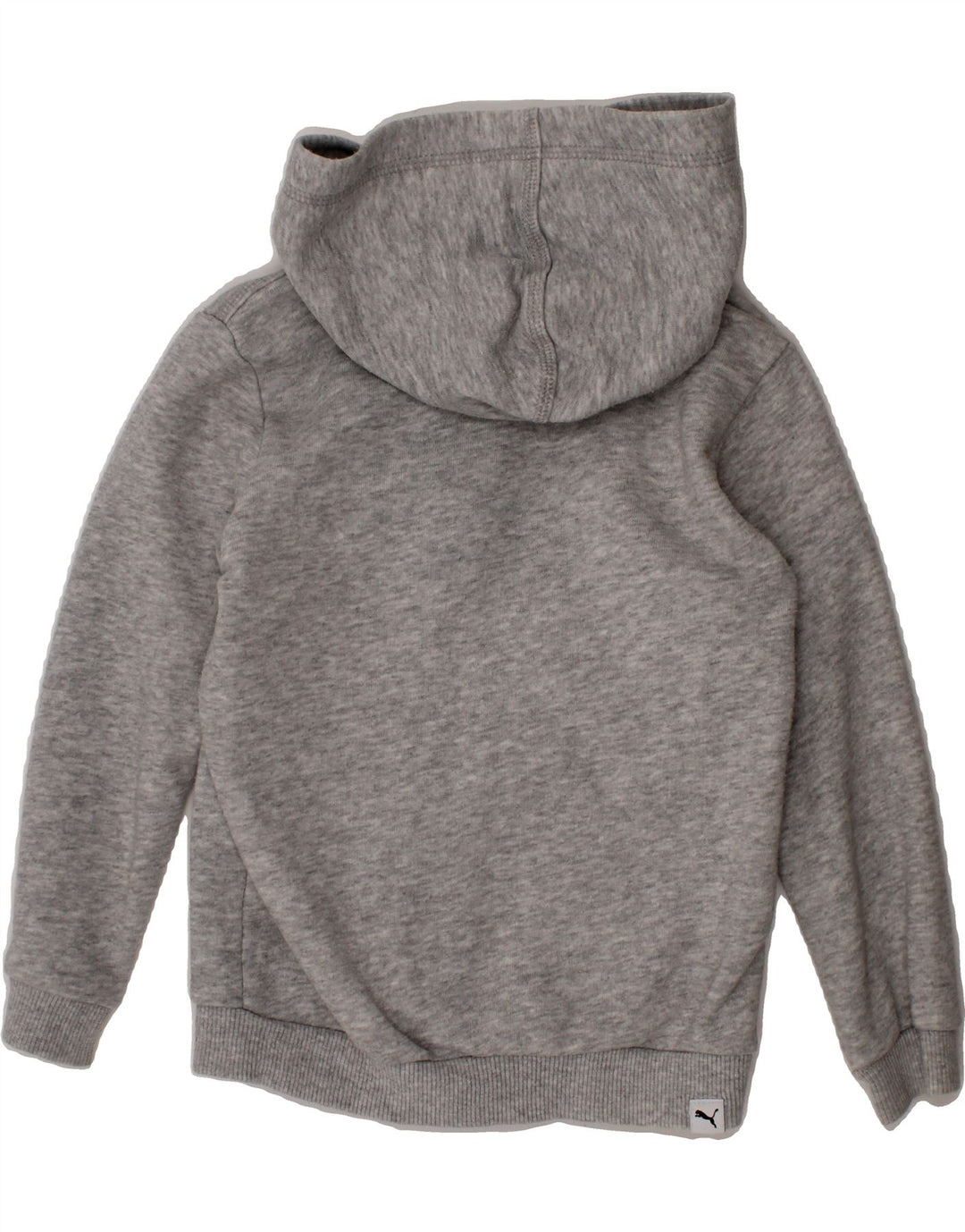 PUMA Boys Zip Hoodie Sweater 3-4 Years Grey Cotton Vintage Puma and Second-Hand Puma from Messina Hembry 