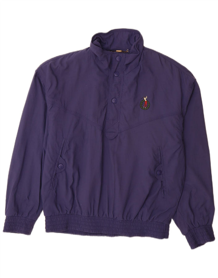 Steinebronn Mens Loose Fit Windbreaker Jacket UK 36 Small Navy Blue