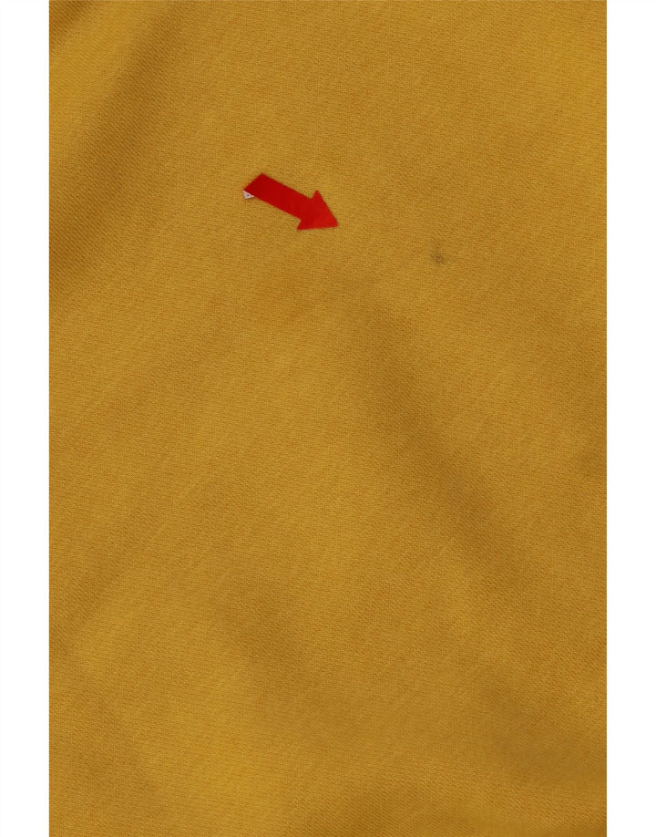 Nike Mens Sweatshirt Jumper Small Yellow Cotton