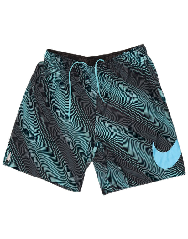 Nike Mens Graphic Sport Shorts 2XL Turquoise Pinstripe