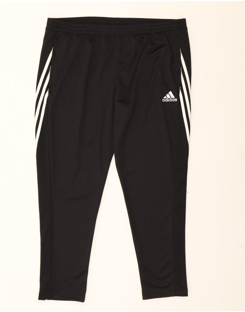ADIDAS Mens Climalite Tracksuit Trousers 2XL  Black Polyester Vintage Adidas and Second-Hand Adidas from Messina Hembry 