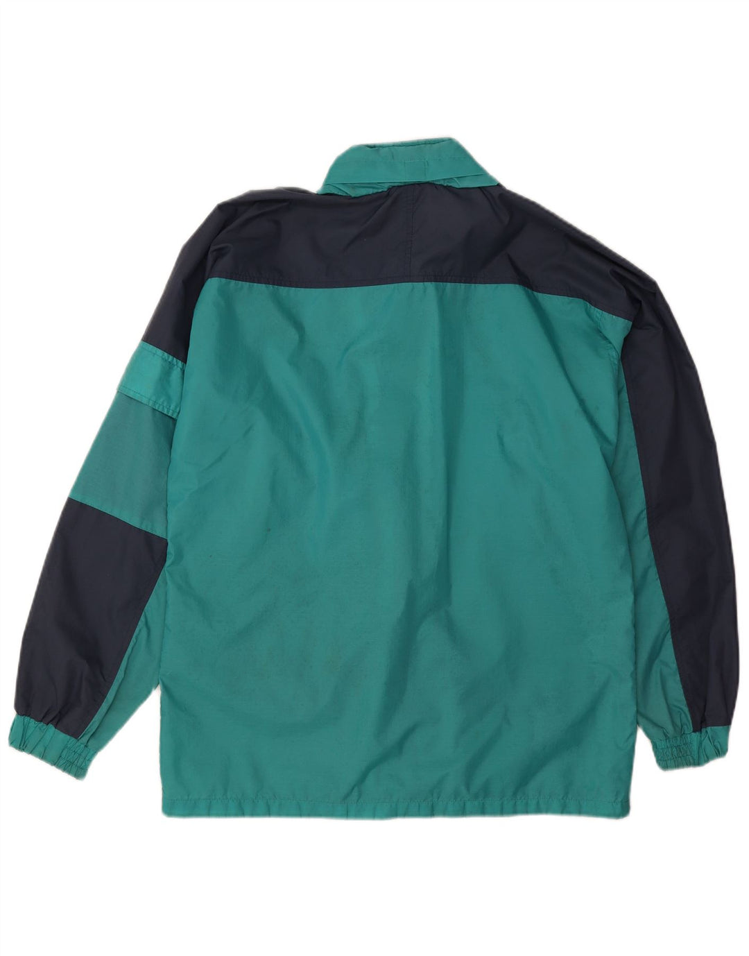 Puma Mens Rain Jacket UK 36 Small Turquoise Colourblock Nylon