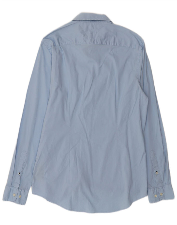 Tommy Hilfiger Mens Slim Fit Shirt Large Blue