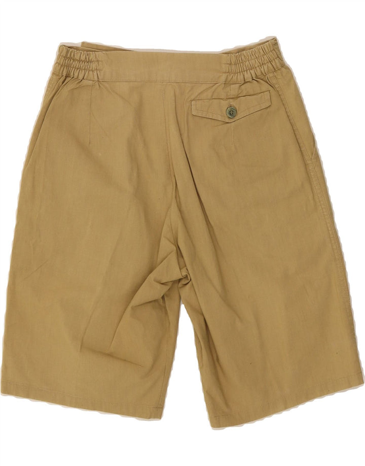 VINTAGE Womens Pegged Chino Shorts W28 Medium  Beige Cotton Vintage Vintage and Second-Hand Vintage from Messina Hembry 