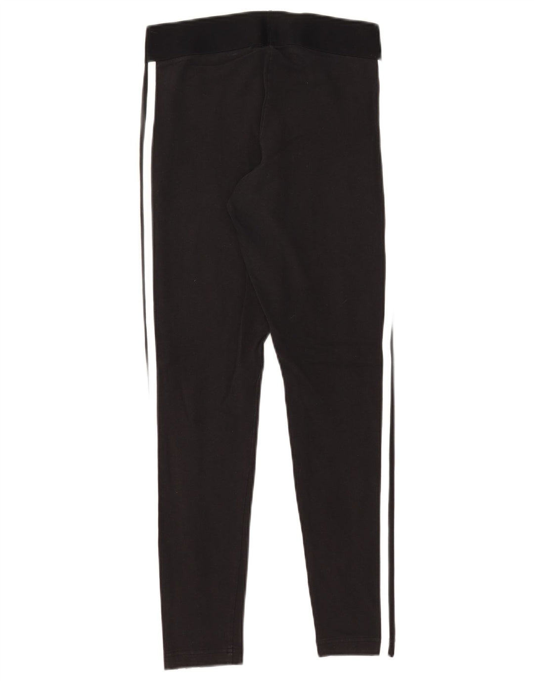 Adidas Womens Regular Fit Leggings UK 8/10 Small  Black Cotton