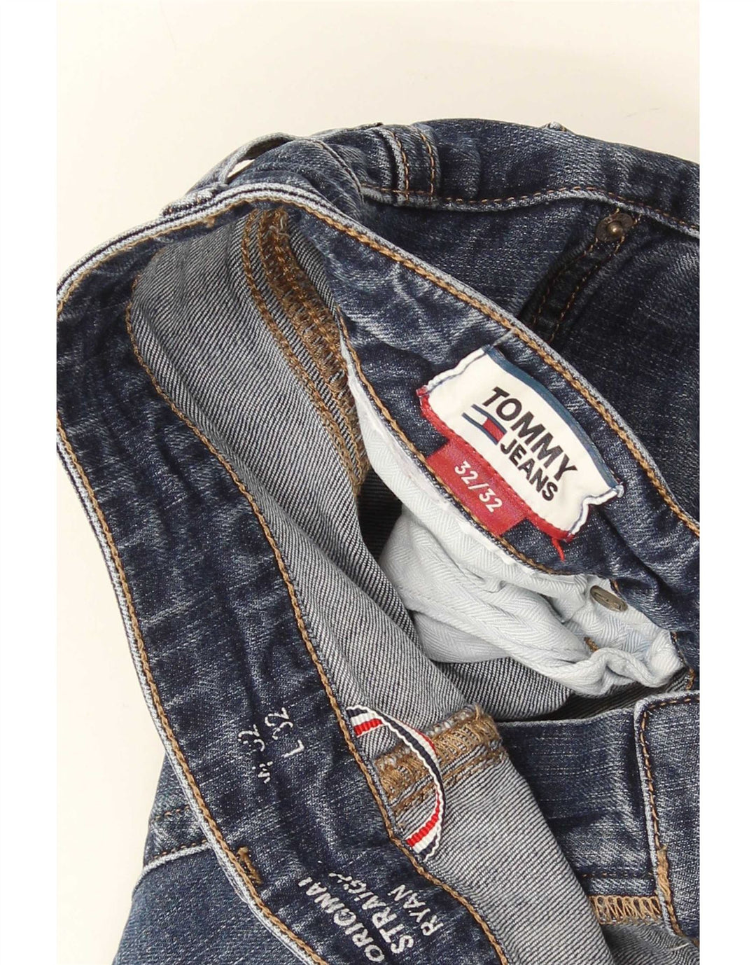 Tommy Hilfiger Mens Ryan Straight Jeans W32 L32 Blue