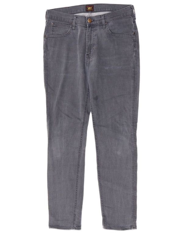 Lee Womens Tapered Slim Jeans W31 L30 Blue Cotton
