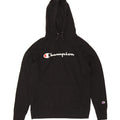 CHAMPION Mens Graphic Hoodie Jumper Small Black Vintage Champion and Second-Hand Champion from Messina Hembry 