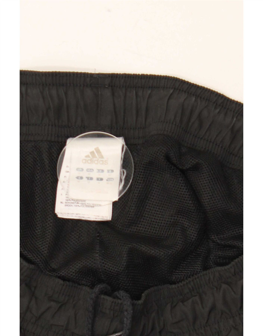 Adidas Mens Tracksuit Trousers Joggers Medium Black Polyester