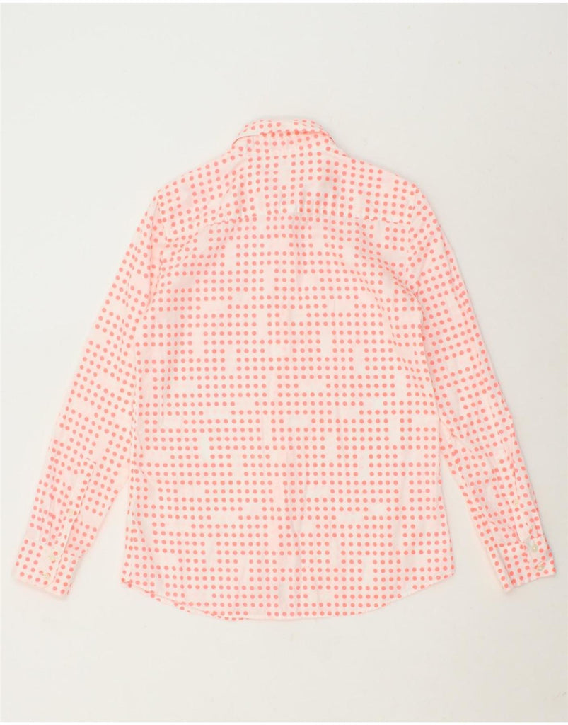 GAP Womens Shirt UK 6 XS Pink Polka Dot Cotton Vintage Gap and Second-Hand Gap from Messina Hembry 