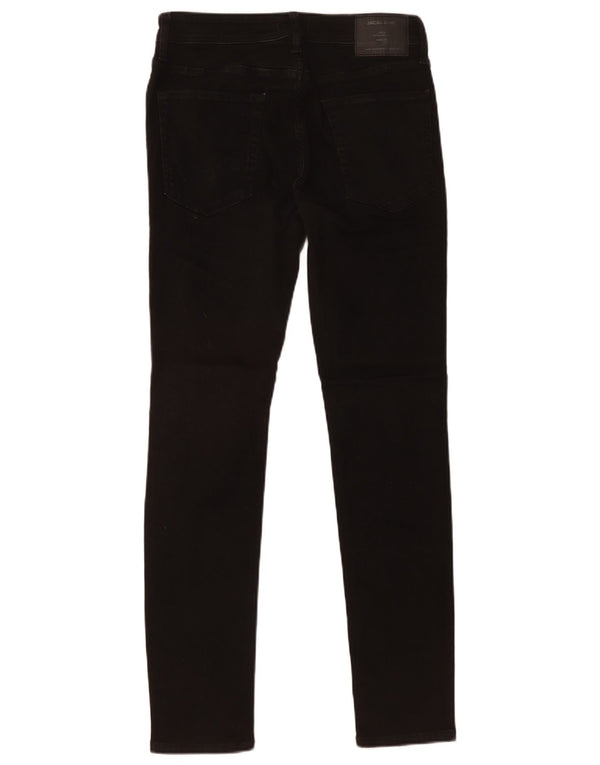 Jack & Jones Mens Skinny Jeans W32 L32 Black Cotton