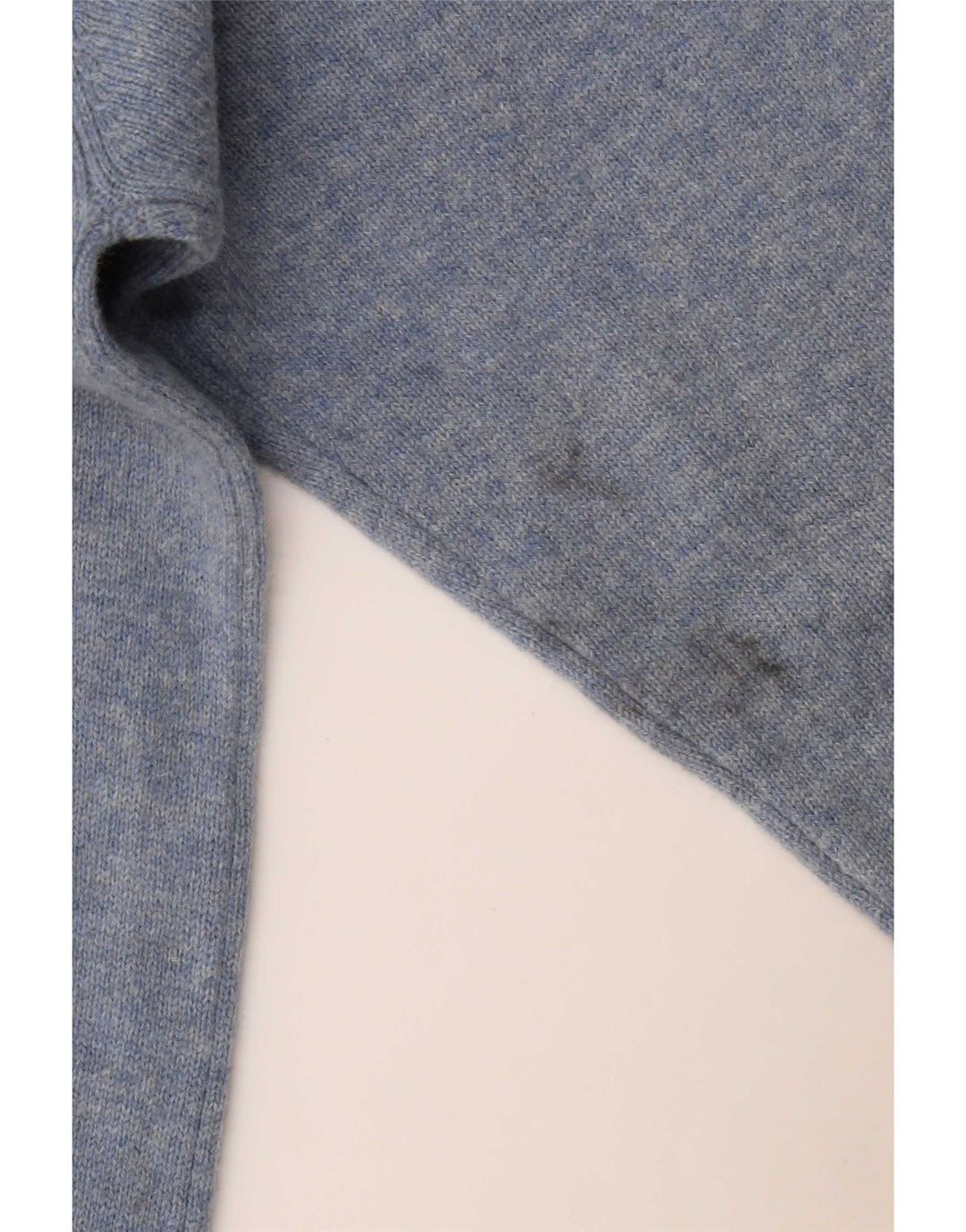 Gant Mens Crew Neck Jumper Sweater Large Blue Lambswool
