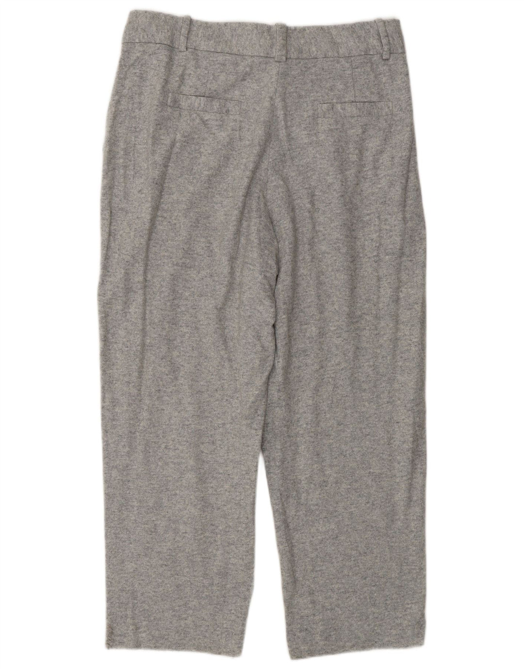 MASSIMO DUTTI Womens Pegged Cropped Trousers EU 42 Large W32 L25 Grey