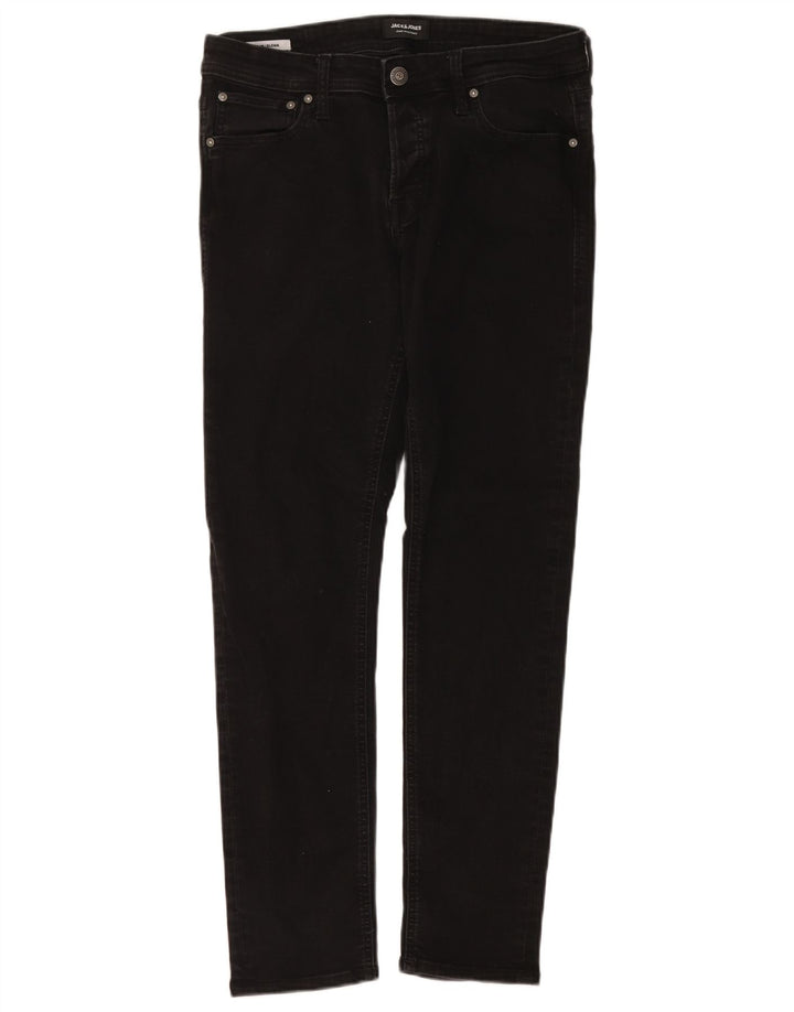 Jack & Jones Mens GLENN Slim Jeans W33 L32 Grey Cotton