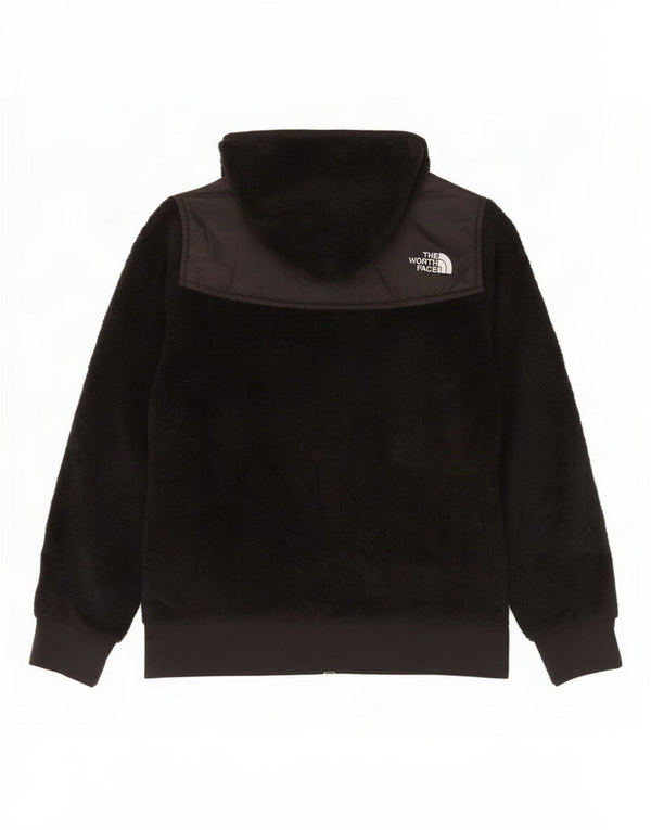The North Face Girls Graphic Zip Hoodie Sweater 10-11 Years Medium Black