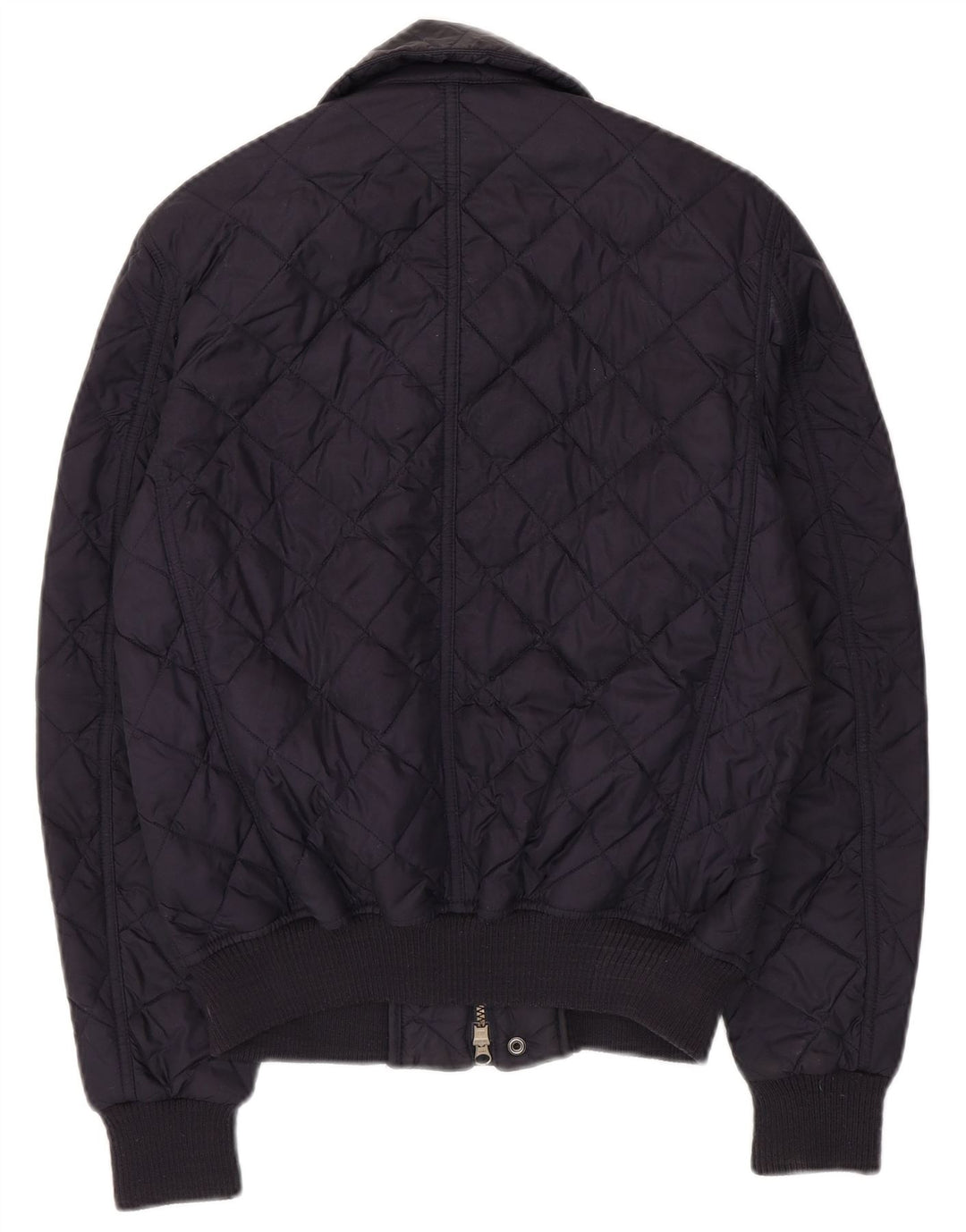 Barbour Mens Quilted Jacket UK 36 Small Navy Blue Polyamide