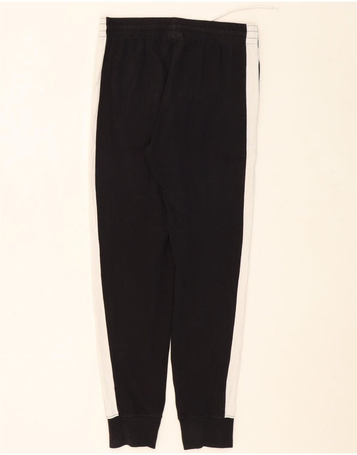 CHAMPION Mens Tracksuit Trousers Joggers Small  Black Colourblock Vintage Champion and Second-Hand Champion from Messina Hembry 