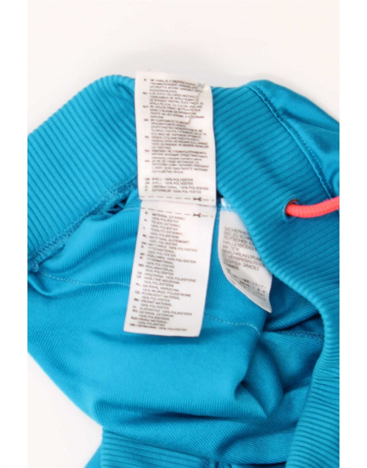 Adidas Womens Sport Shorts UK 10 Small Blue Polyester