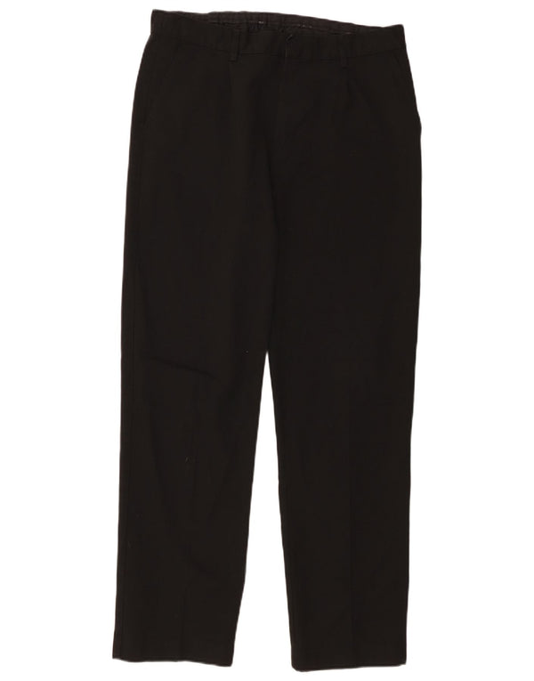 Marks & Spencer Boys Straight Chino Trousers 15-16 Years W32 L29 Black