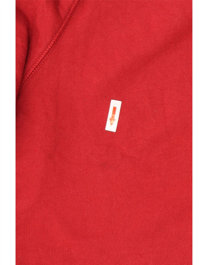 Timberland Mens Sweatshirt Jumper Medium Red Cotton