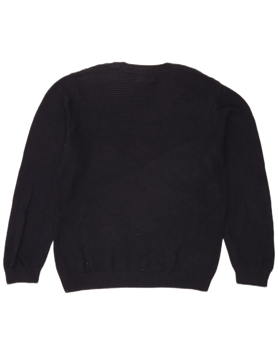 Marks & Spencer Mens Regular Fit Crew Neck Jumper Sweater Large Navy Blue