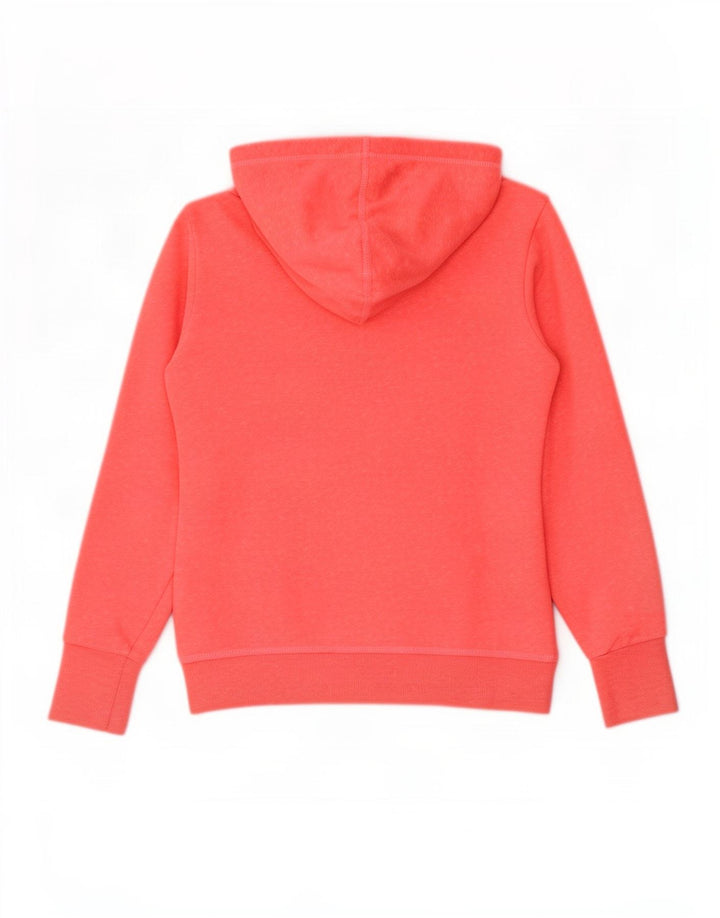 Superdry Womens Graphic Hoodie Jumper UK 14 Medium Pink Polyester
