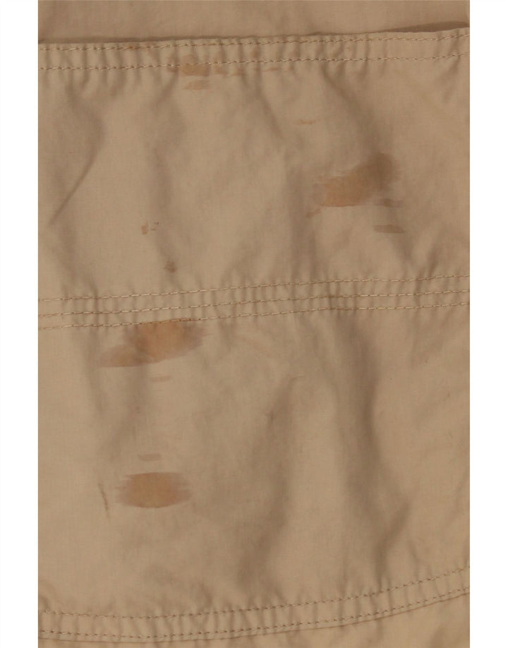 TRUSSARDI JEANS Mens Utility Jacket UK 38 Medium Beige Viscose Vintage Trussardi Jeans and Second-Hand Trussardi Jeans from Messina Hembry 